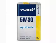 Моторна олива синтетична YUKO 5W-30 Synthetic  4л каністра жерсть безкоштовна доставка по Україні